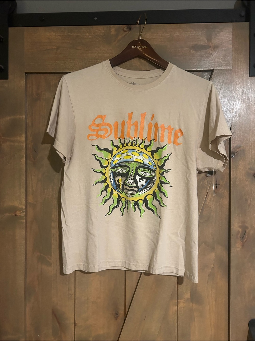 Sublime Graphic Band Tee - Beige